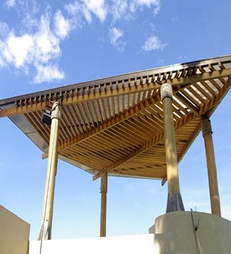 a pergolas made of wood - Golden Gate Fences