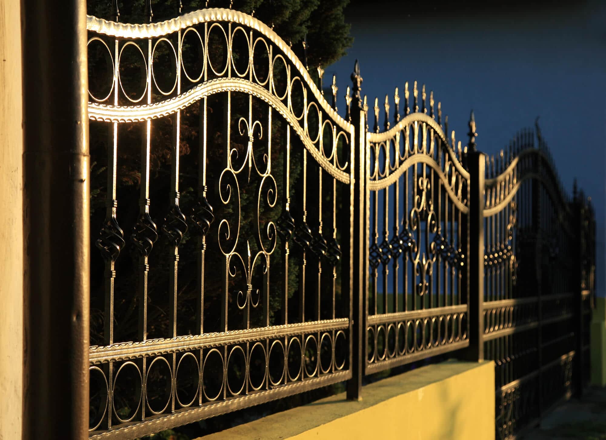 wrought iron fence gate new orleans - Golden Gate Fences