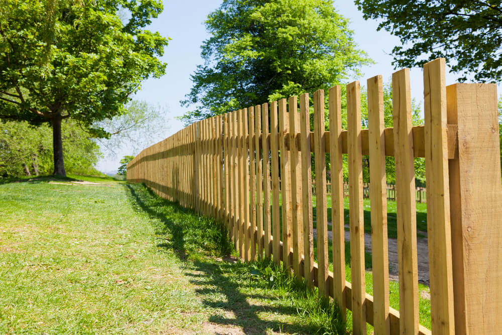 Natural Aesthetic Wood Fence