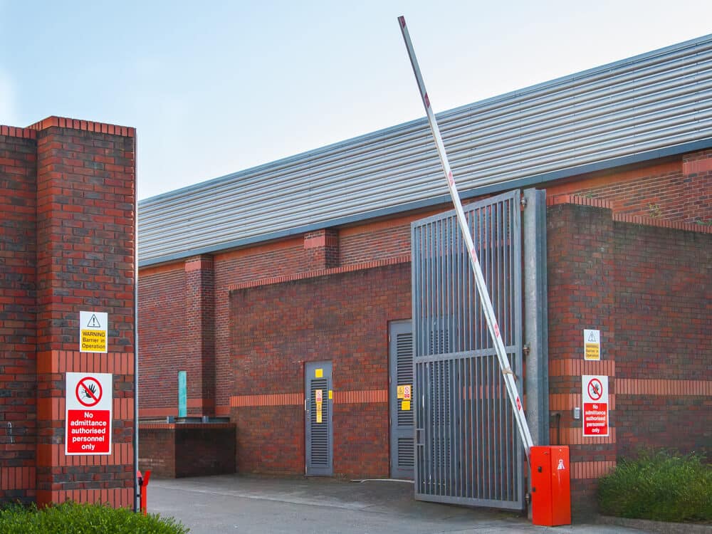 automatic gate entrance