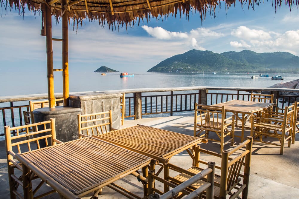 seaside outdoor decks