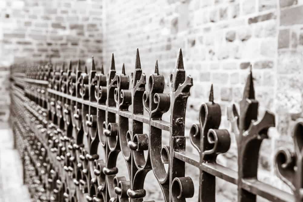 Beautiful wrought iron fence
