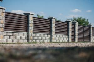 mixed material fence- Golden Gate Fences