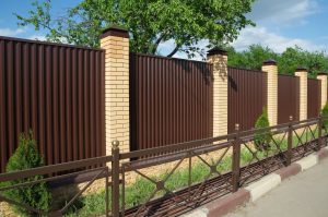 mixed material fence- Golden Gate Fences