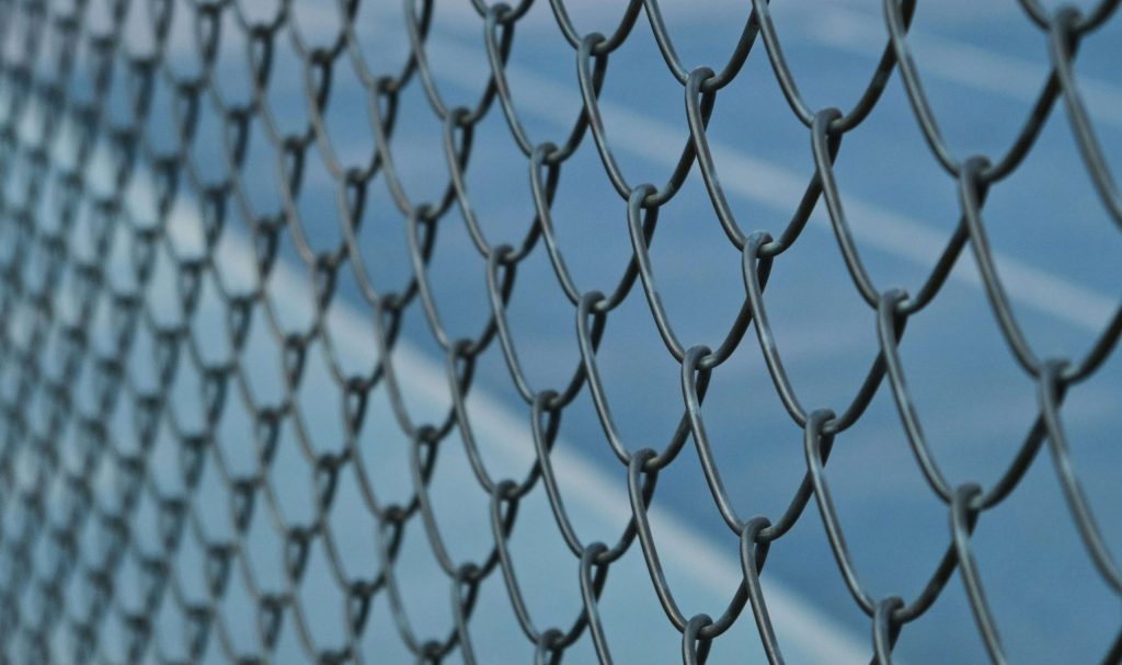 Chain link fences