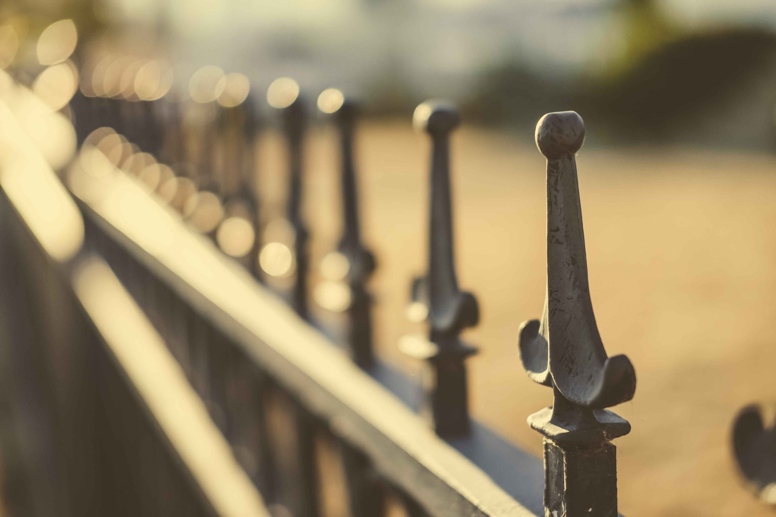 fence line during golden hour - Golden Gate Fences